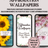 Beautiful affirmation mobile wallpaper download for boosting positivity and self-worth
