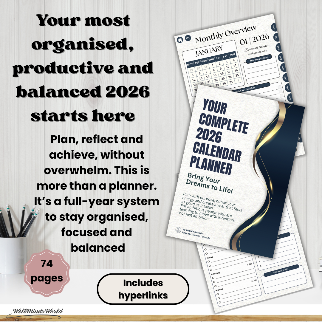 planner 3 Your Complete 2026 Calendar Planner - Bring Your Dreams to Life!