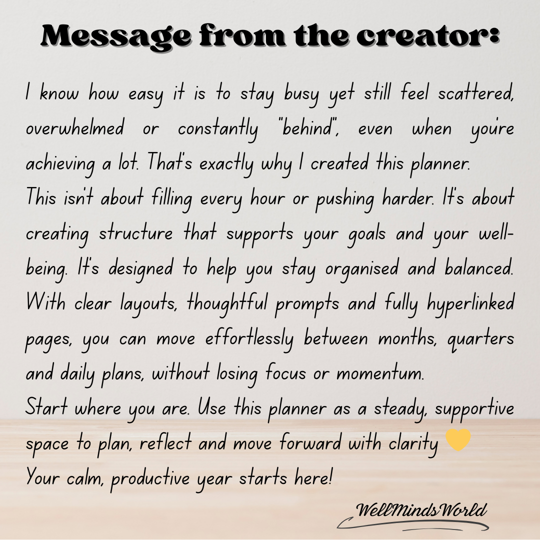 planner 4 2026 digital journal planner, printable