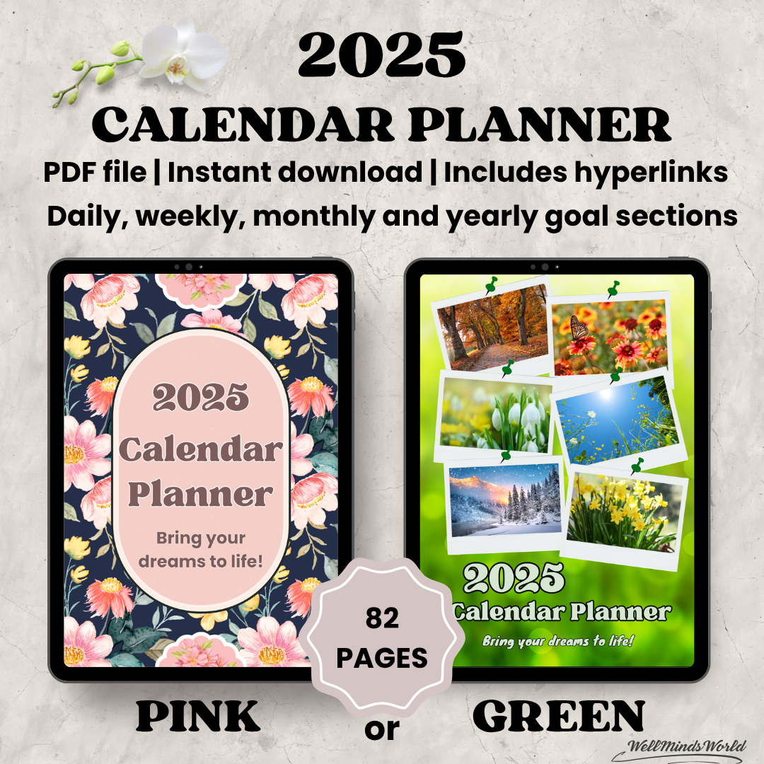 Simple yet powerful 2025 planning tool to bring balance, structure, and growth to your year