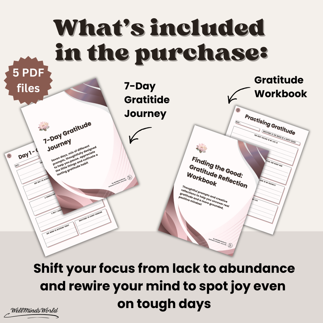 sshop 2 (2) Guided Gratitude Bundle: Daily, Weekly & Monthly Journals + Reflection Workbook
