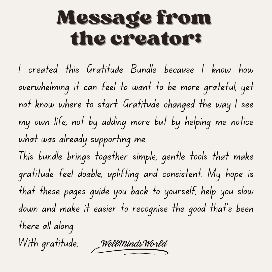 sshop 5 Guided Gratitude Bundle: Daily, Weekly & Monthly Journals + Reflection Workbook