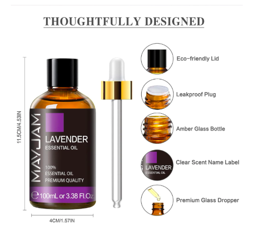 MAYJAM Lavender Essential Oils for adjusting to daylight saving time