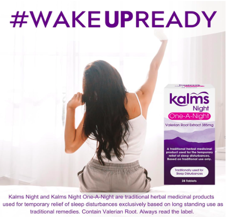 Adjust to daylight saving time with this Kalms Night One-a-Night 28 Tablets