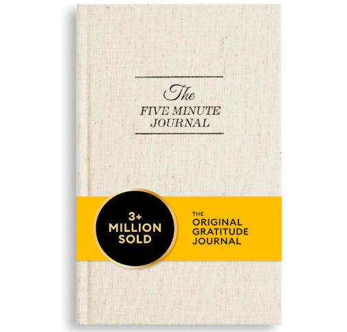 The Five Minute Journal to cultivate gratitude mindset