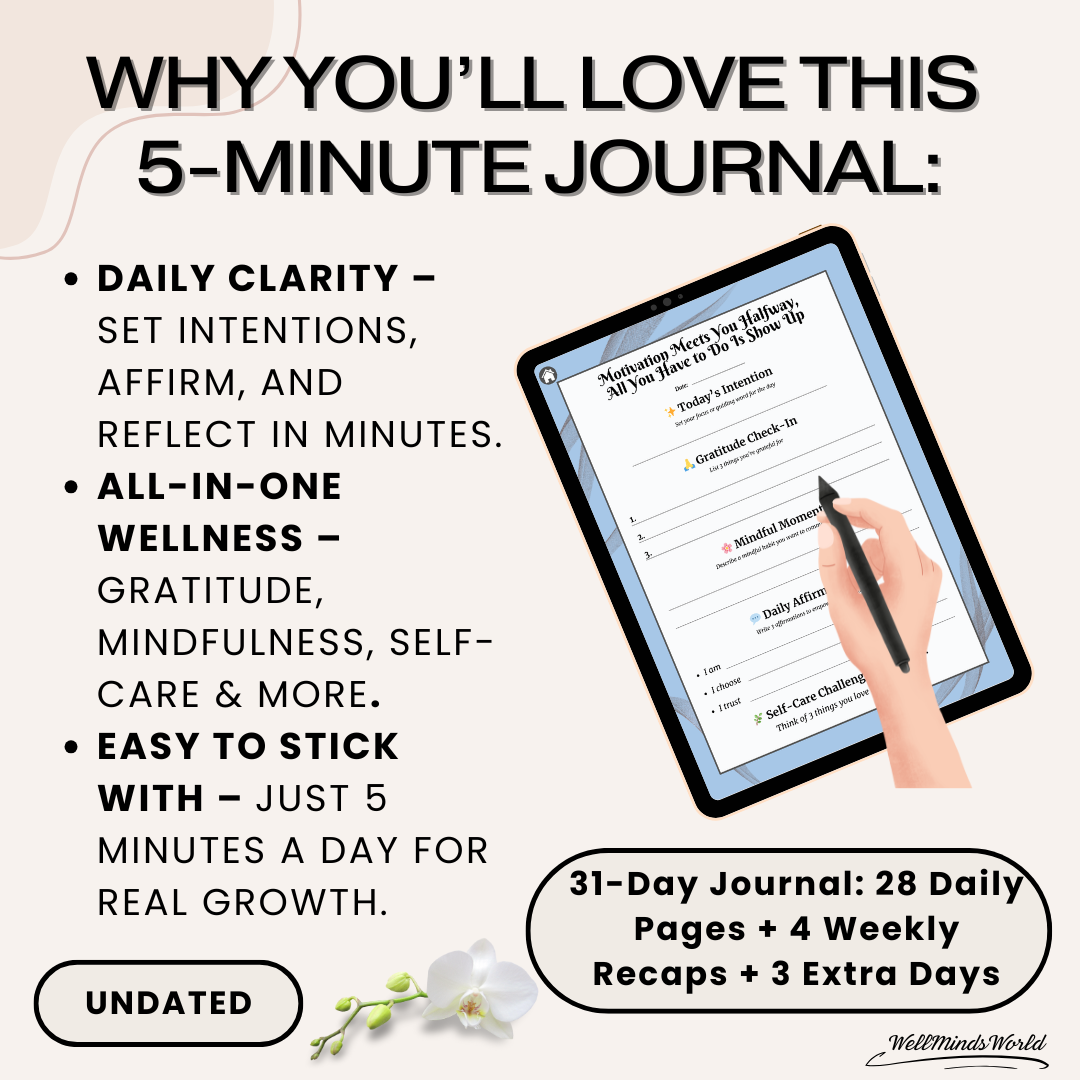 jnl 3 The 5-Minute Daily Journal (Pink or Blue)