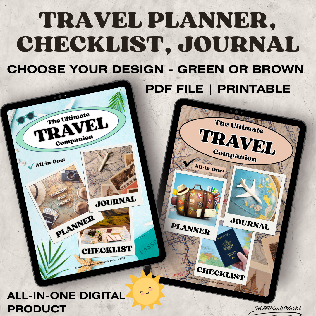 wmw cover Travel Planner, checklist, journal