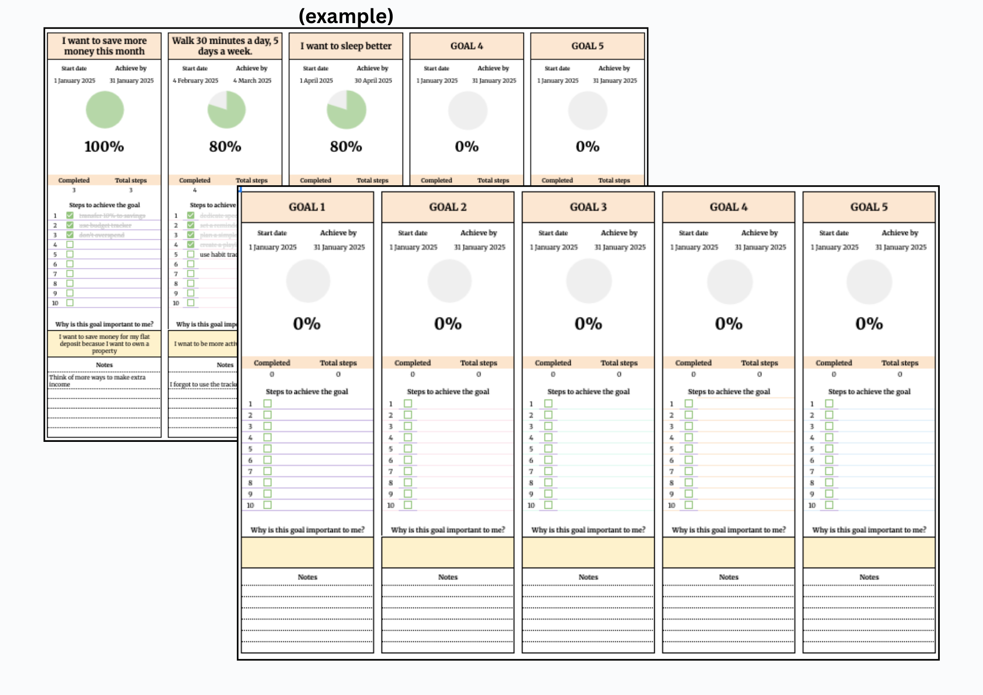 FREE SMART Goal Tracker