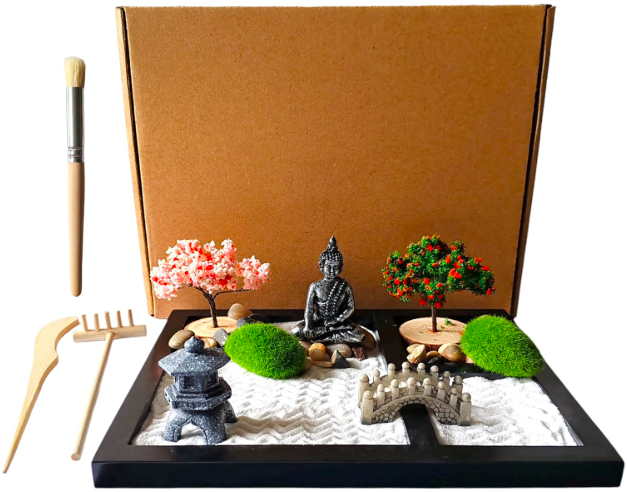 mini zen garden, relaxing tool for mindful living practice