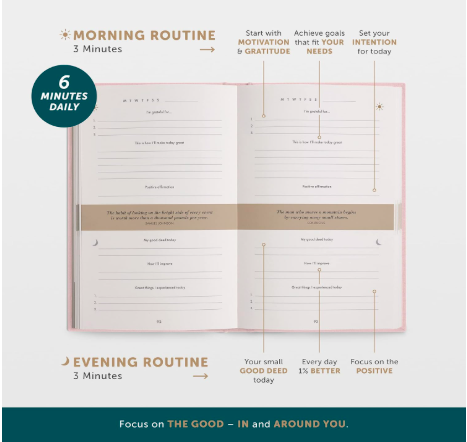 How to work on yourself - the 6 minute journal to reflect on past decisions
