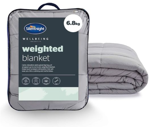 Silentnight Wellbeing Weighted Blanket with help with common self-care myths