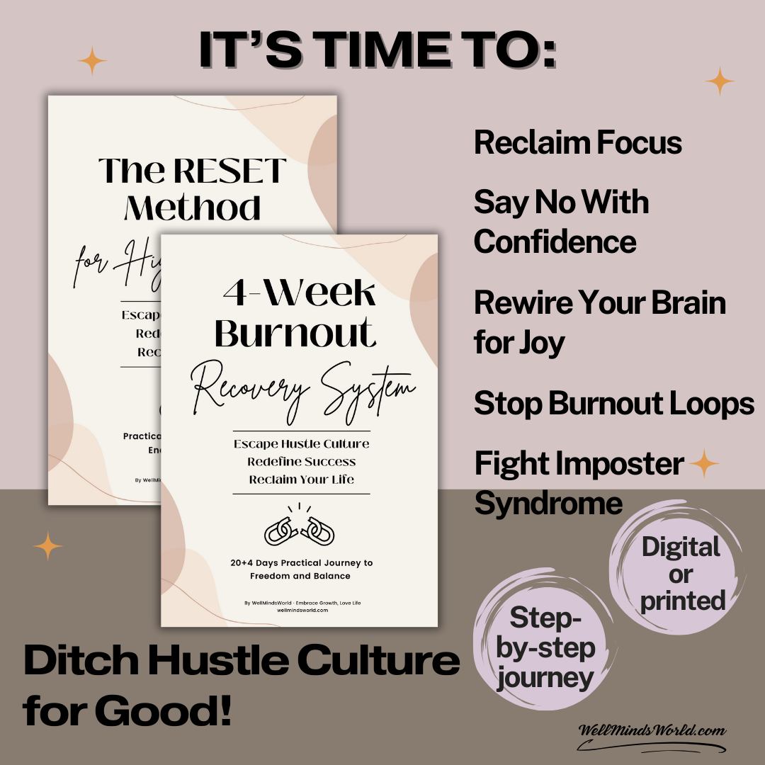 The RESET Method Bundle - High achiever burnout recovery system and practical framework
