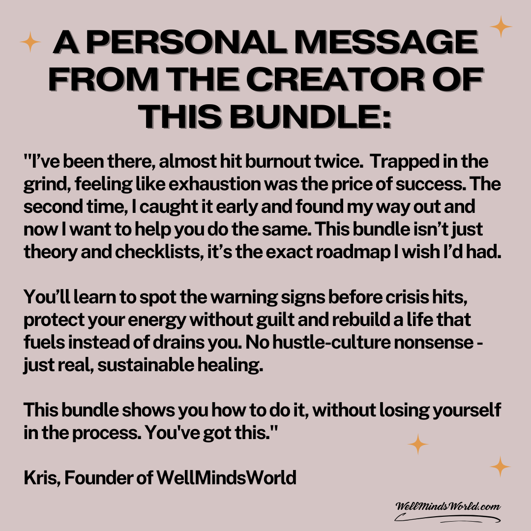 The RESET Method Bundle - High achiever burnout recovery system and practical framework