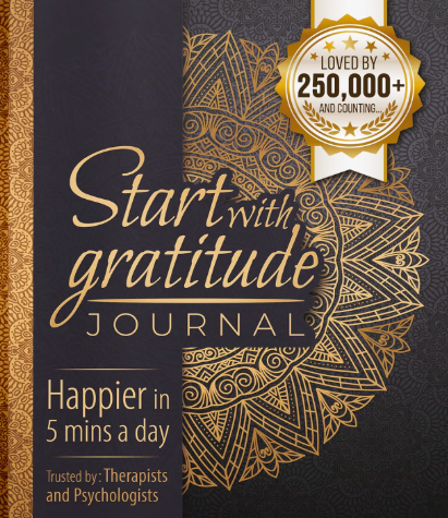 Beginners journal: Start With Gratitude: Daily Gratitude Journal | Positivity Diary for a Happier You in Just 5 Minutes a Day