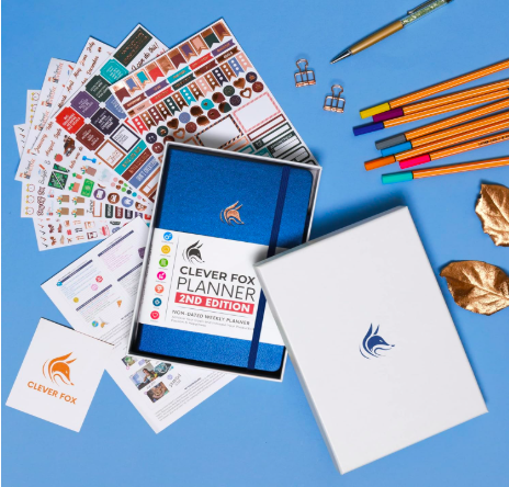 Clever Fox Planner 2nd Edition – Colorful Weekly & Monthly Goal Planner, Time Management & Productivity Organizer use to get rid of the decision fatigue