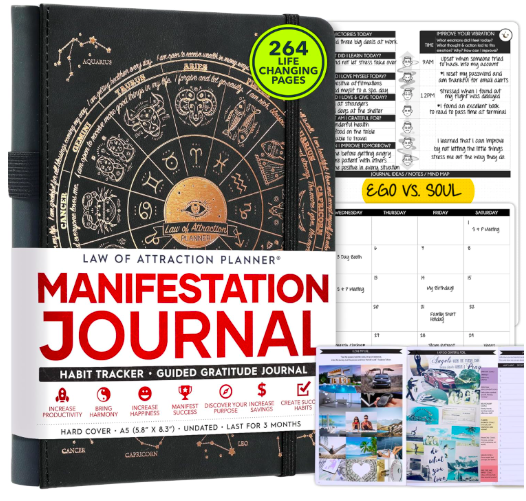 Manifestation Journal - 5 Minute Manifesting & Self Care Journal for limiting beliefs
