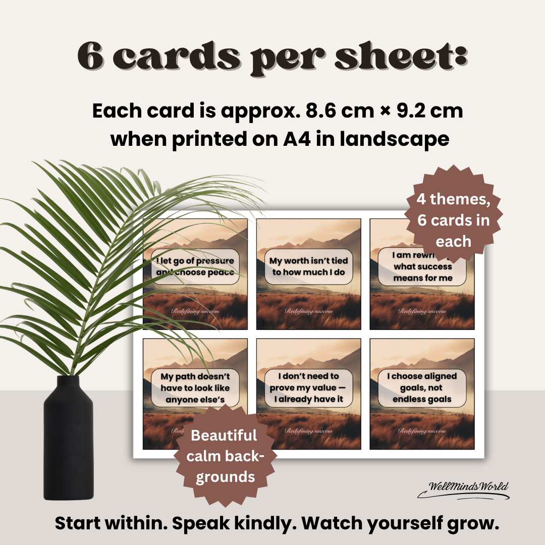 The Soft Ambition Affirmation Cards